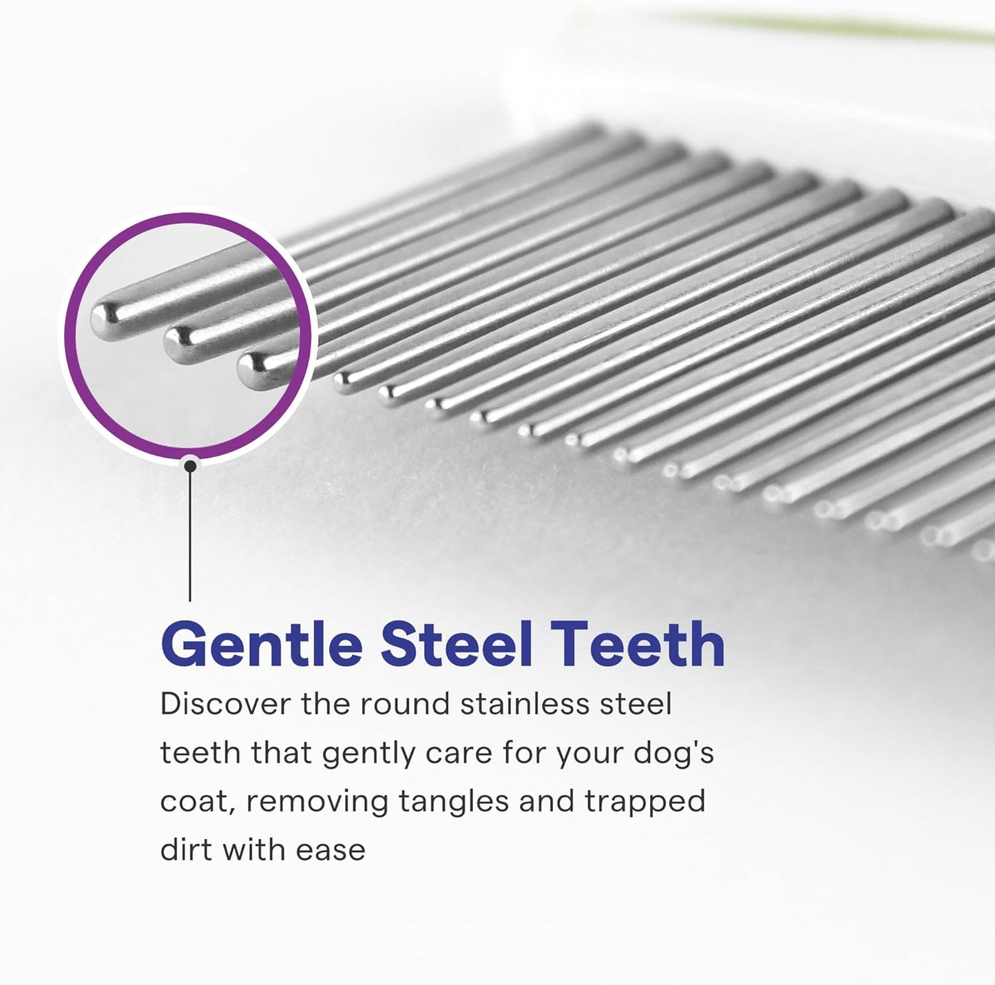 Ultimate Pet Grooming Comb for Dogs & Cats – Effortlessly Remove Tangles, Knots, and Matted Fur – Durable Stainless Steel Teeth & Comfortable Non-Slip Handle – Essential Tool for Home Grooming with Free Ebook Guide